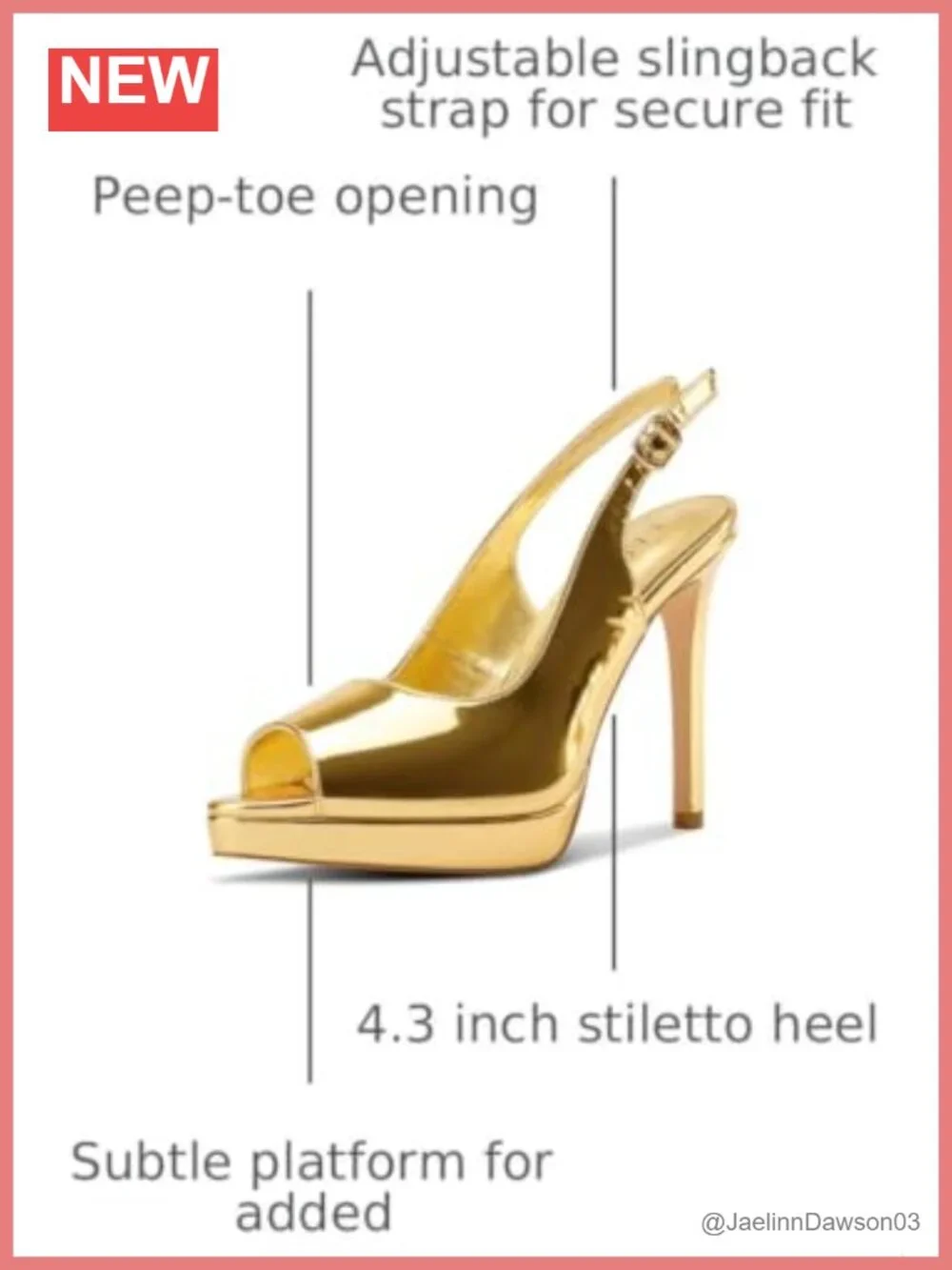 Faux Leather Platform Stiletto Heels Peep Toe Slingback Sandals Party Dress